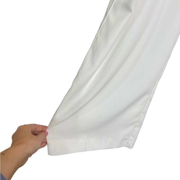 NWT Reiss Elsa Long Sleeve Wide Leg Jumpsuit White size 10 Bridal Wedding - Picture 7 of 12